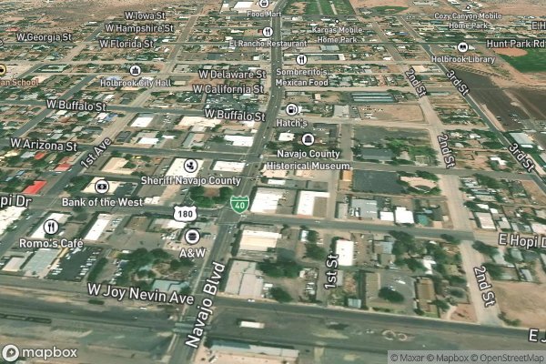 pet stain and odor removal in Holbrook AZ 86025 - Aerial View