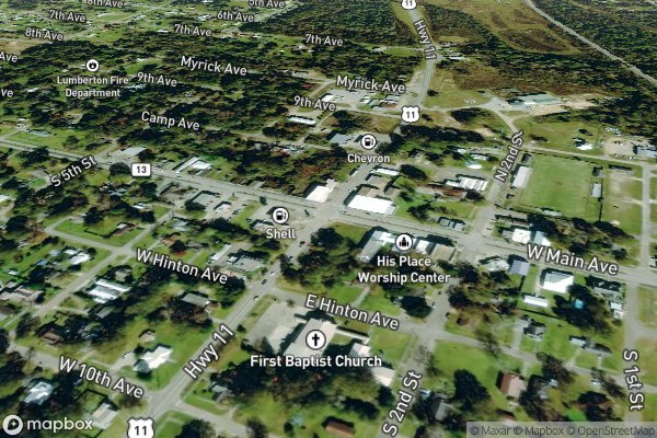 pet stain and odor removal in Lumberton MS 39455 - Aerial View