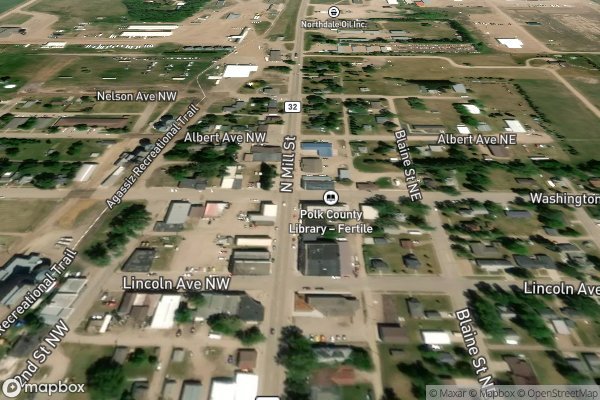 pet stain and odor removal in Fertile MN 56540 - Aerial View