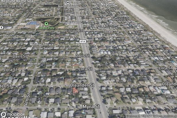 pet stain and odor removal in Neptune Beach FL 32266 - Aerial View