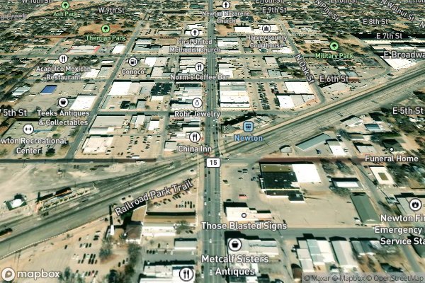 pet stain and odor removal in Newton KS 67114 - Aerial View