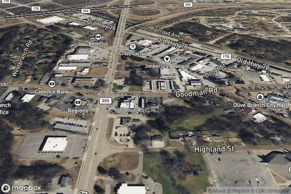 pet stain and odor removal in Olive Branch MS 38654 - Aerial View