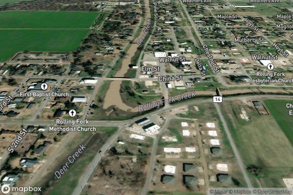 pet stain and odor removal in Rolling Fork MS 39159 - Aerial View