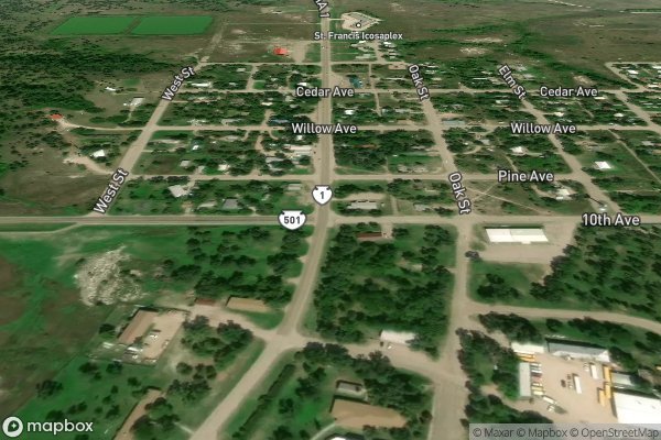 pet stain and odor removal in Saint Francis SD 57572 - Aerial View