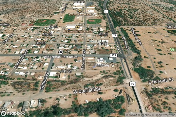 pet stain and odor removal in Winkelman AZ 85192 - Aerial View